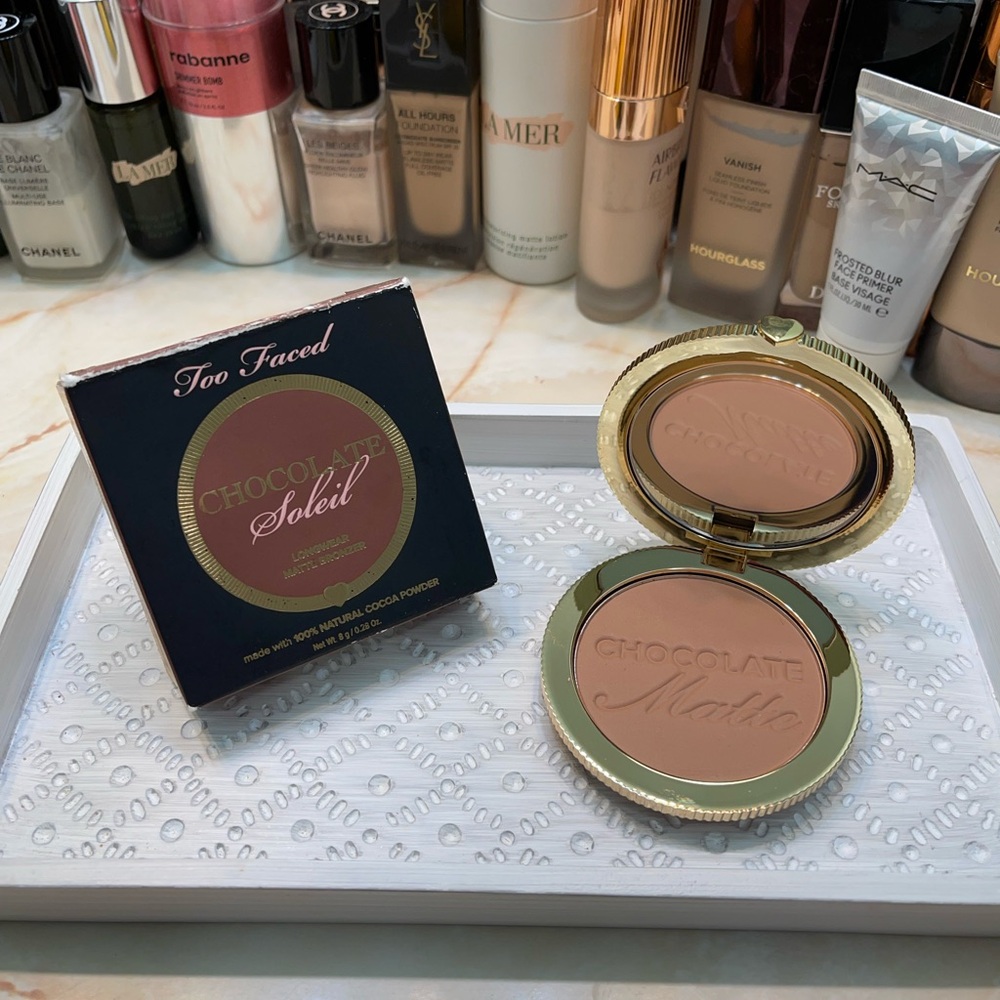 Too Faced ~ ‘MATTE’ Chocolate Soleil Longwear Matte Bronzer ~ NIB
